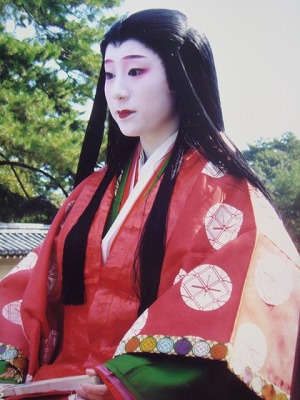 京都時代祭　清少納言役の宮川町の菊乃ちゃん